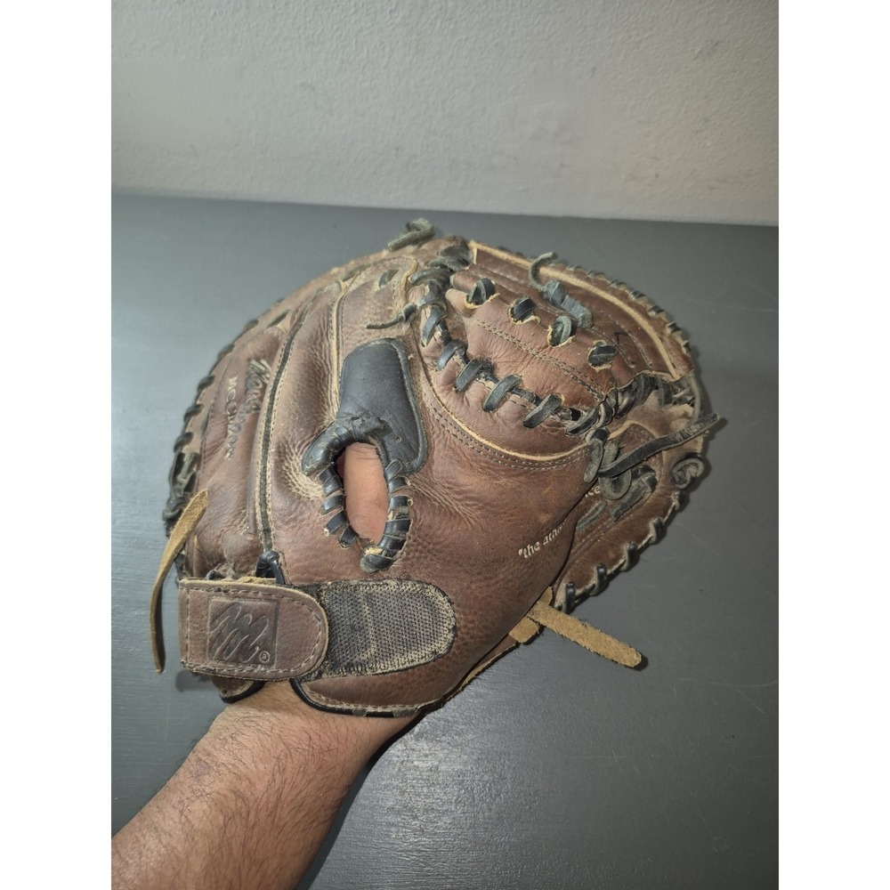 MacGregor MCCM200X Baseball Catchers Glove Mitt Full Grain Leather RHT 33" - Picture 4 of 8